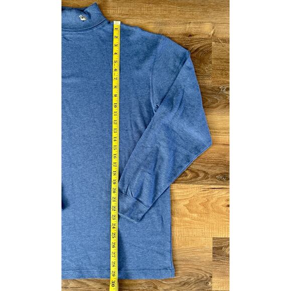 VTG National Wildlife Federation‎ Blue Turtleneck Duck Mens Large EUC - Picture 4 of 7